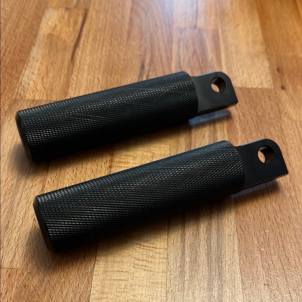 Black Motorcycle Foot Pegs
